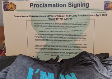 Fort Drum garrison leaders affirm commitment to preventing sexual assault, harassment