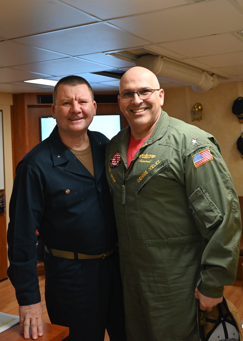 Rear Adm. Dennis Velez Visits USS James E. Williams (DDG 95)