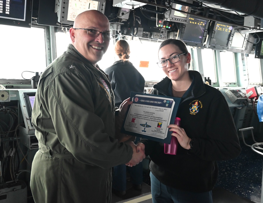 Rear Adm. Dennis Velez Visits USS James E. Williams (DDG 95)