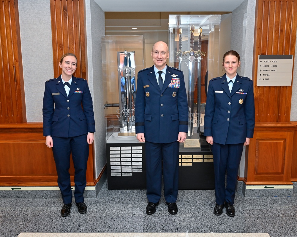 VCSAF Allvin hosts cadet of the year ceremony