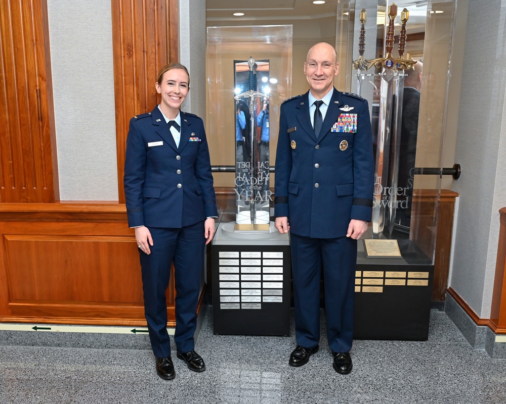 VCSAF Allvin hosts cadet of the year ceremony