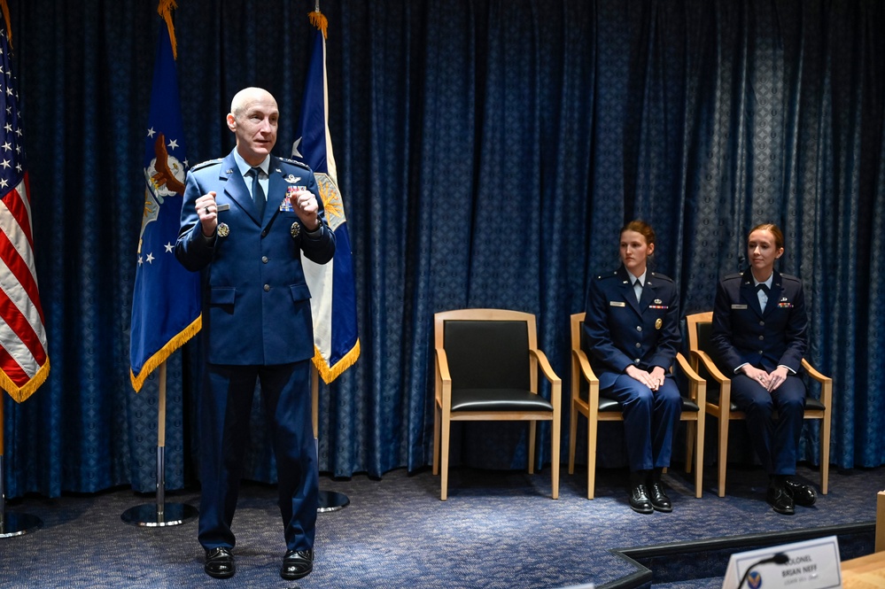 VCSAF Allvin hosts cadet of the year ceremony