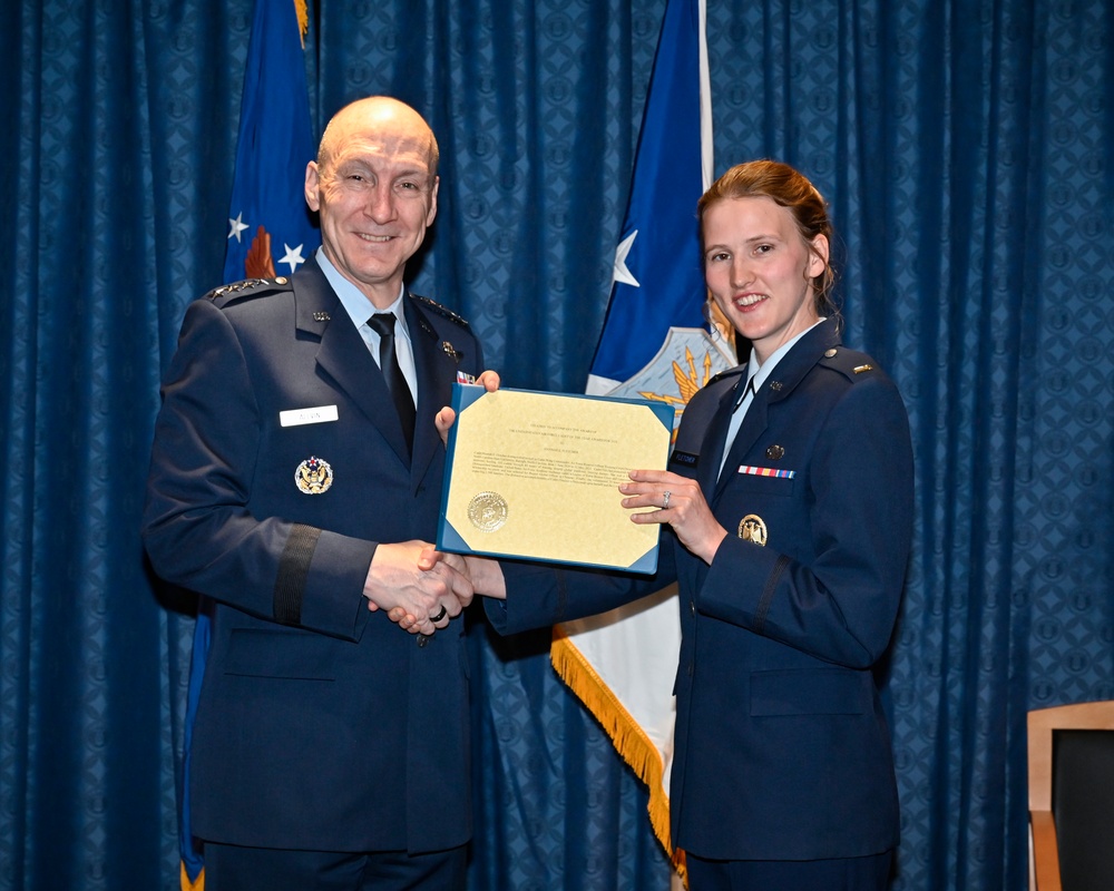 VCSAF Allvin hosts cadet of the year ceremony