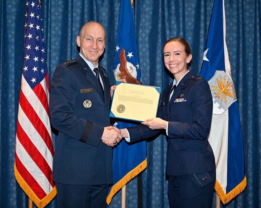 VCSAF Allvin hosts cadet of the year ceremony