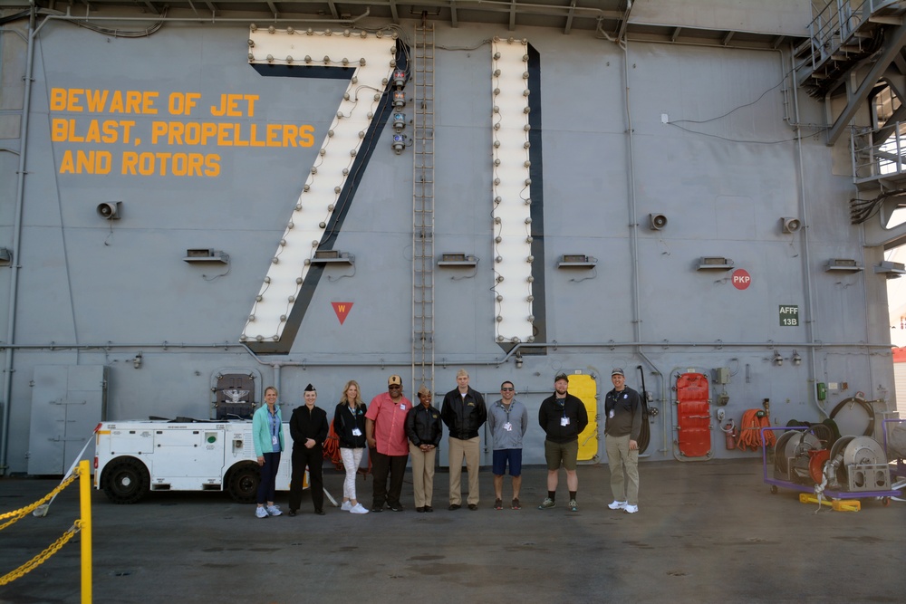 Educators from landlocked states get a tour of the Navy in San Diego