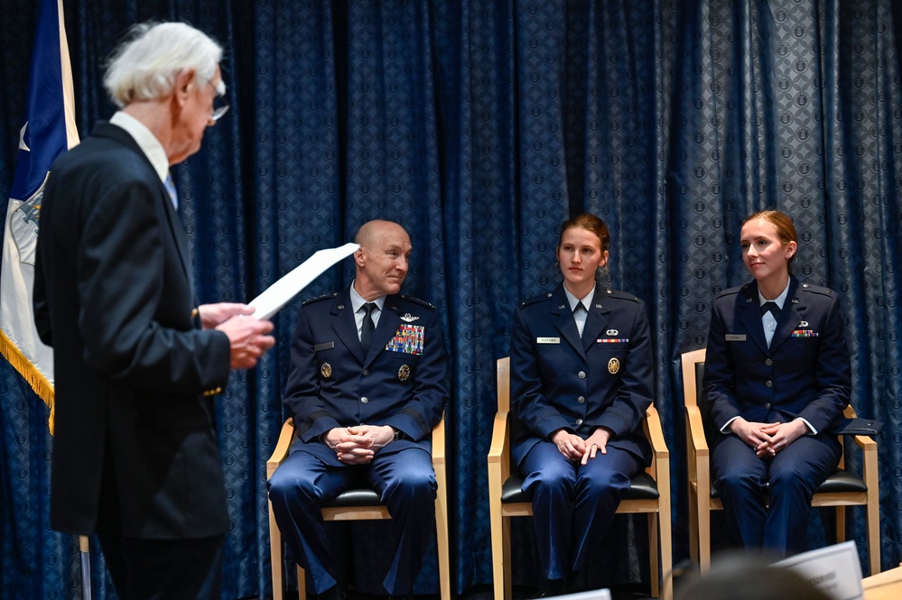 VCSAF Allvin hosts cadet of the year ceremony