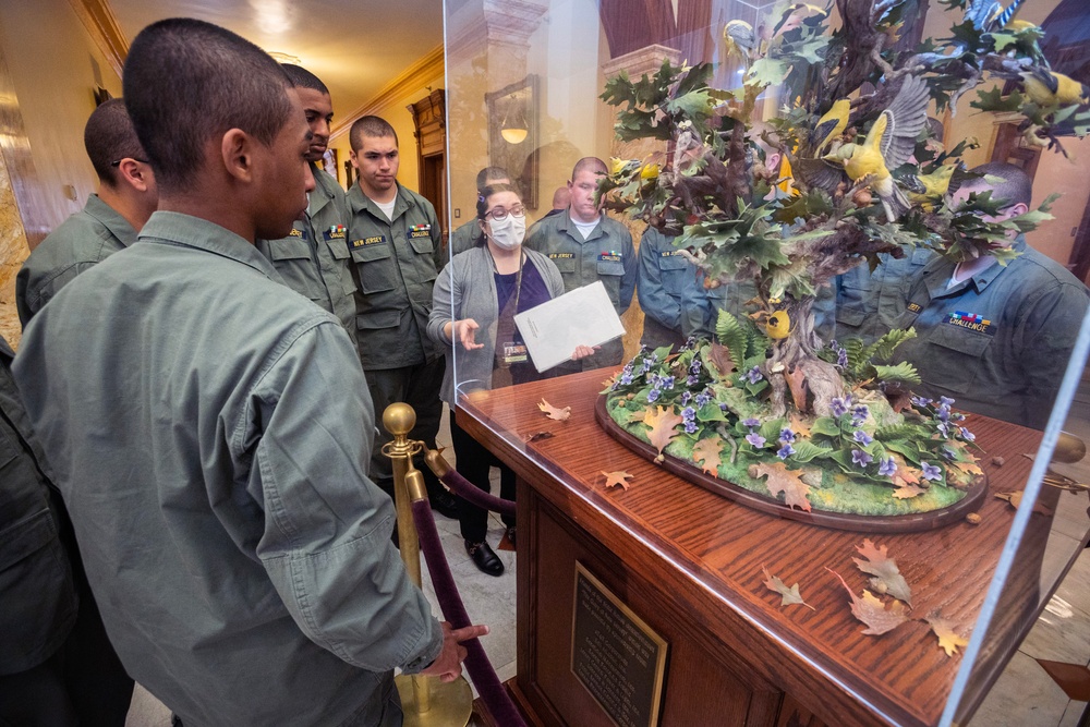 ChalleNGe Cadets tour NJ State House