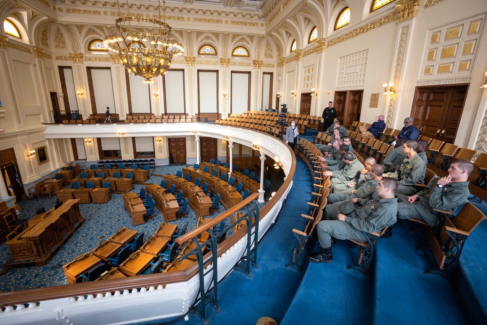 ChalleNGe Cadets tour NJ State House