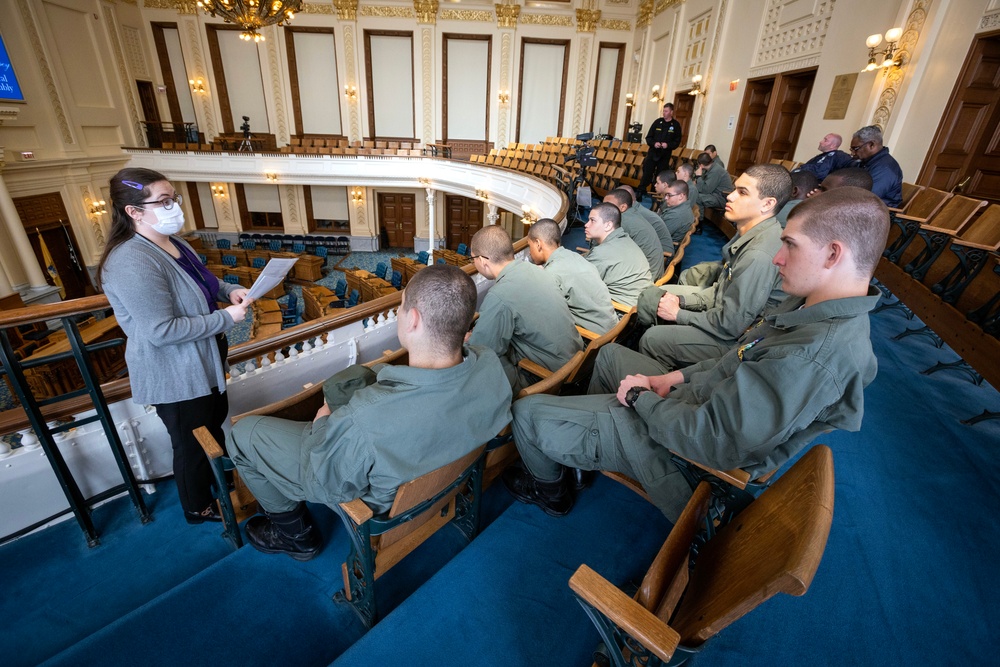 ChalleNGe Cadets tour NJ State House