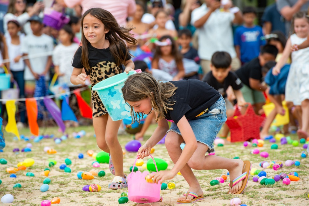 PMRF MWR Team Hosts Easter Eggstravaganza Egg Hunt