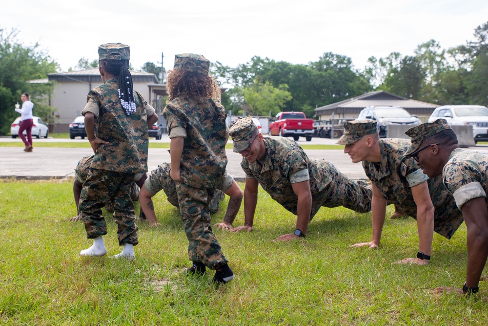 MWSS-273 hosts a Bring your Mini-Marine to Work Day