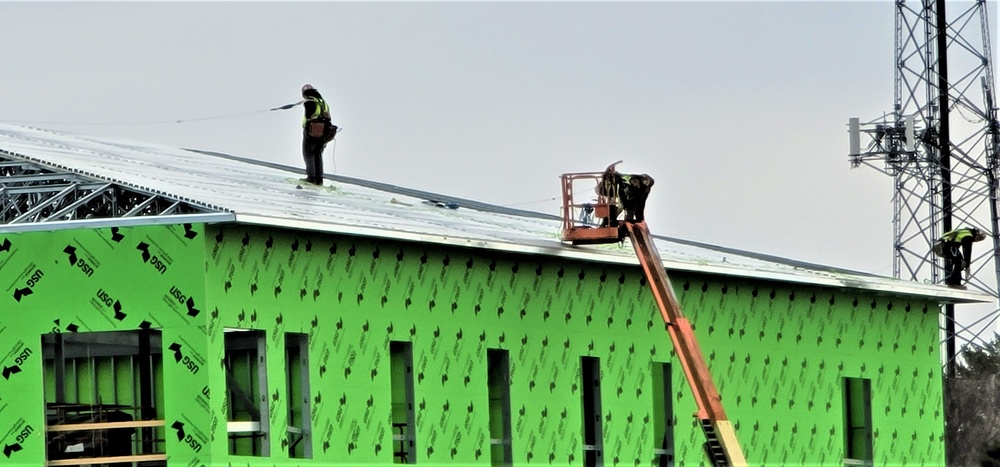 April 2023 construction operations of $11.96 million transient training brigade headquarters at Fort McCoy