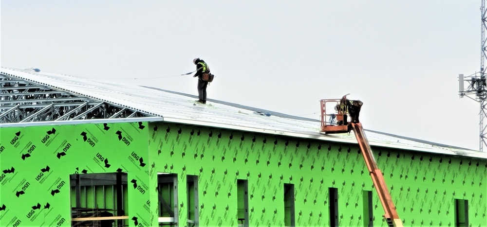 April 2023 construction operations of $11.96 million transient training brigade headquarters at Fort McCoy