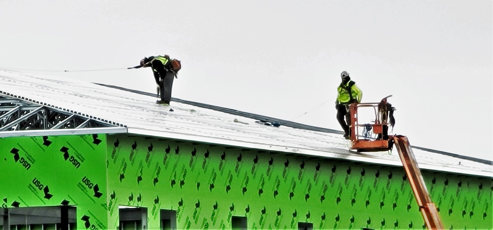 April 2023 construction operations of $11.96 million transient training brigade headquarters at Fort McCoy