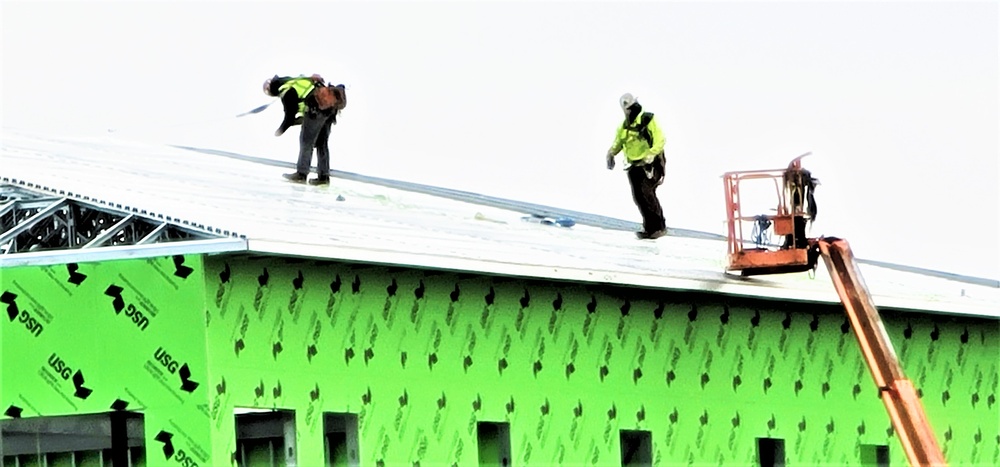 April 2023 construction operations of $11.96 million transient training brigade headquarters at Fort McCoy