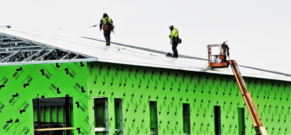 April 2023 construction operations of $11.96 million transient training brigade headquarters at Fort McCoy