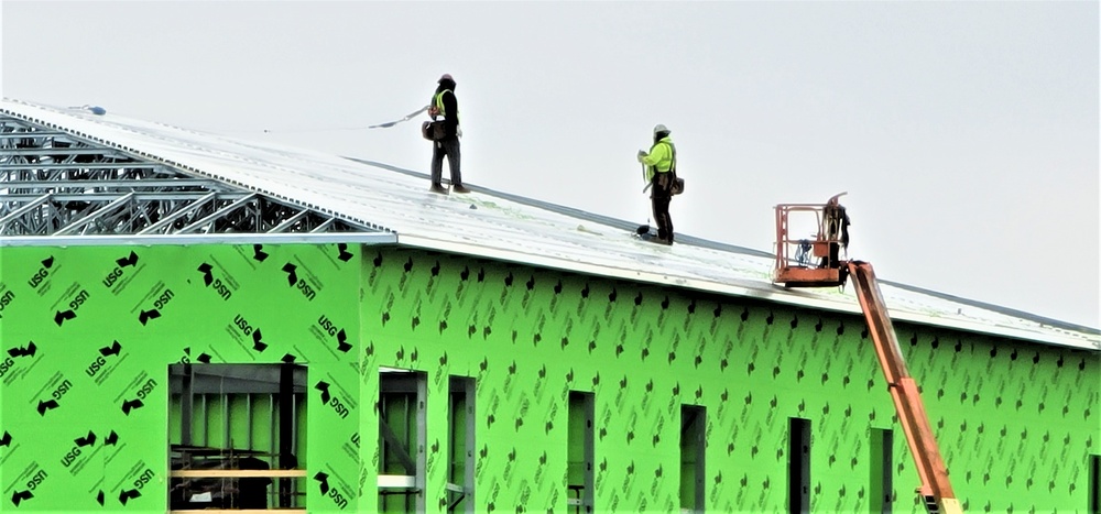 April 2023 construction operations of $11.96 million transient training brigade headquarters at Fort McCoy