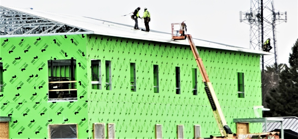 April 2023 construction operations of $11.96 million transient training brigade headquarters at Fort McCoy