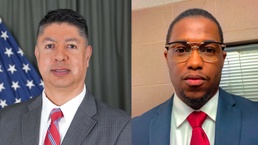 NAVFAC Washington ALDP Graduates Edwin Franco and Abdoulaye Camara