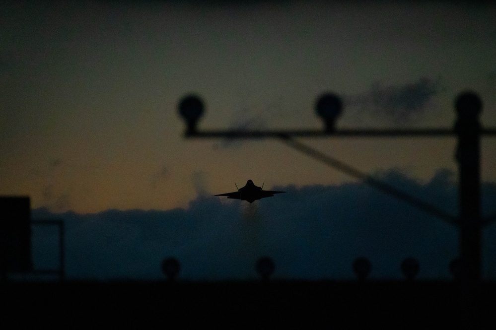 F-35A Lightning II Night Fly at the 33rd FW