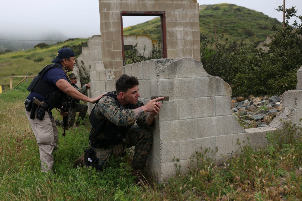 Camp Pendleton PMO conducts active shooter drill during Semper Durus 23