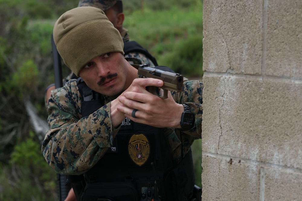 Camp Pendleton PMO conducts active shooter drill during Semper Durus 23