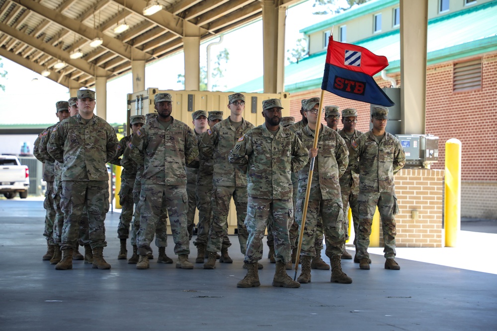 First Sergeants Pass Company Guidon in Change of Responsibility