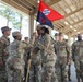 First Sergeants Pass Company Guidon in Change of Responsibility