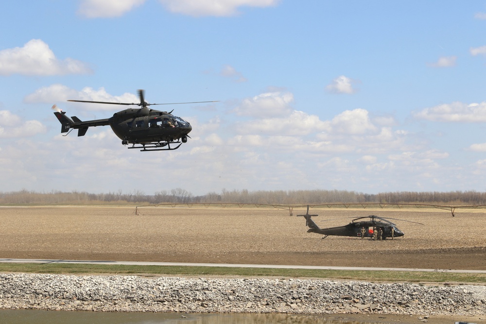 Nebraska officials view Cass County wildfire