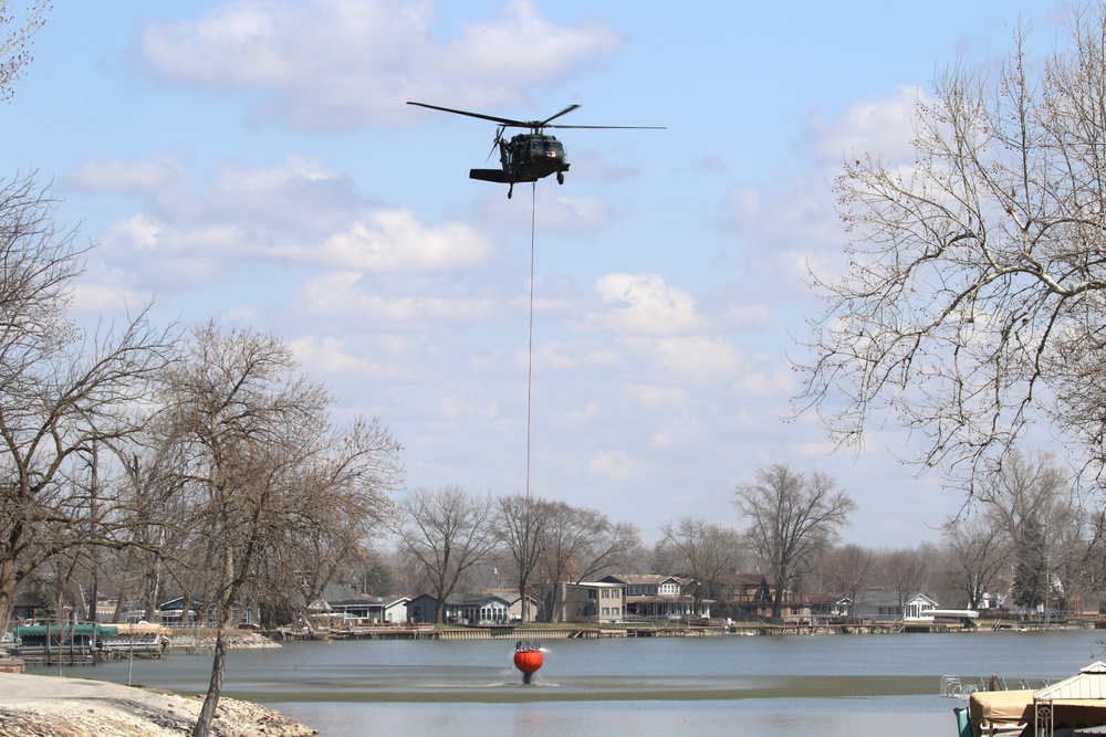 Lake Waconda bucket dip