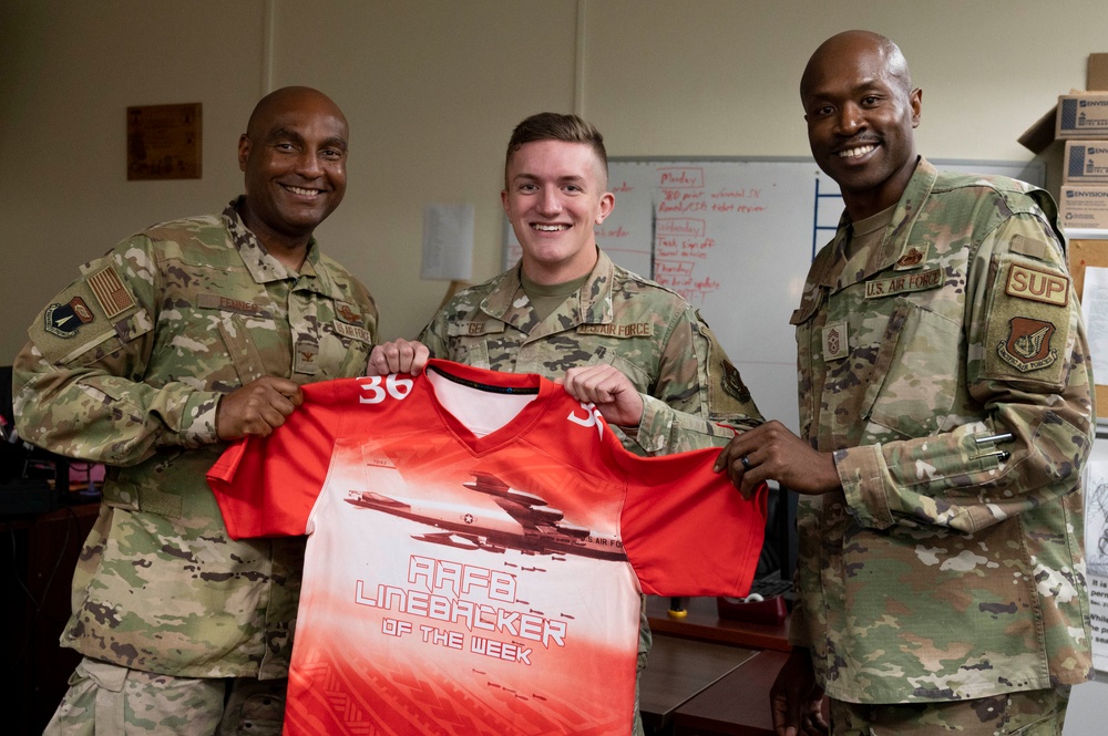 Linebacker of the Week: Senior Airman Tanner Geil