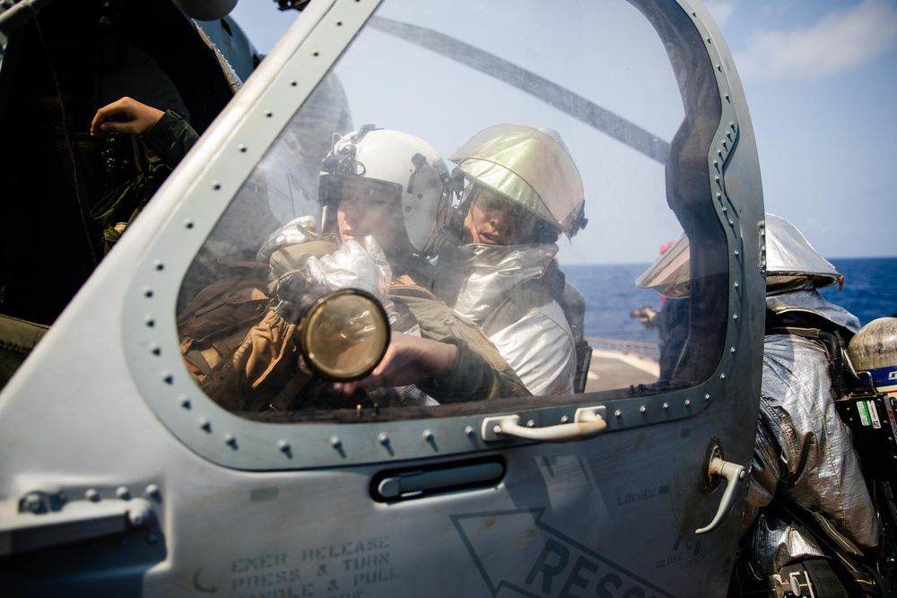 Bunker Hill Aviation Firefighting Drill