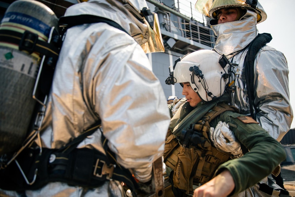 Bunker Hill Aviation Firefighting Drill