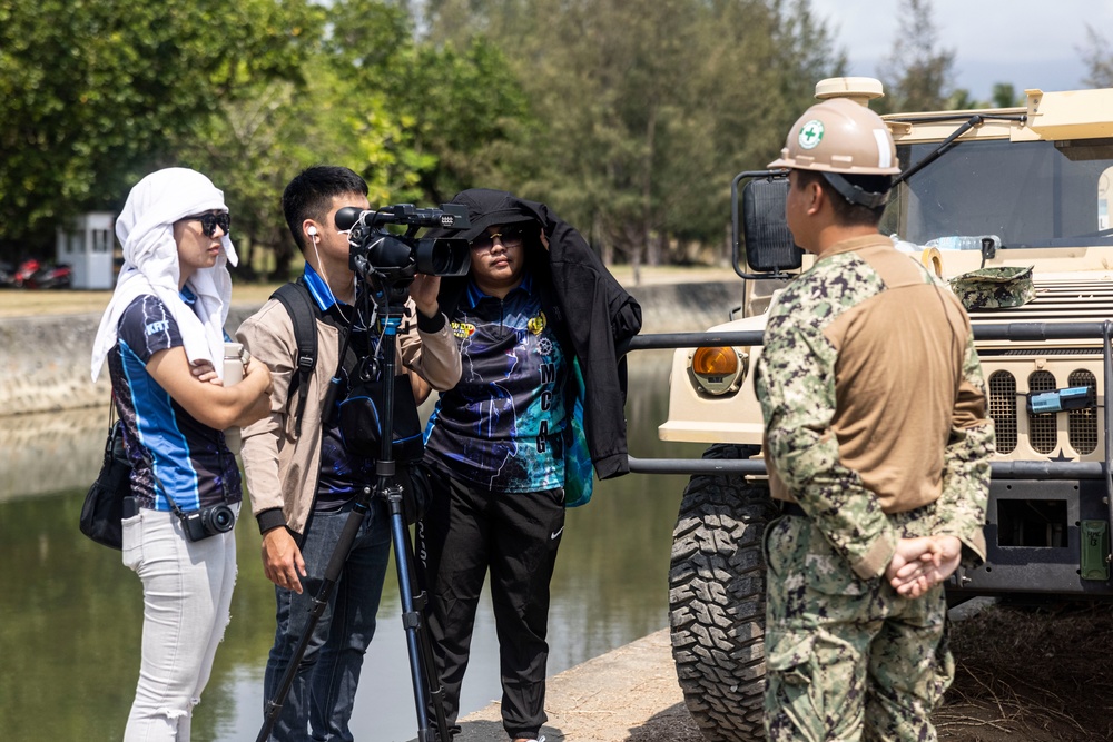 AFP General visits Camp Casiguran; Beach Offload continues in preparation for Balikatan 23