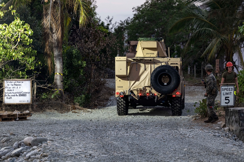 AFP General visits Camp Casiguran; Beach Offload continues in preparation for Balikatan 23