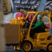 Sailor Drives Forklift