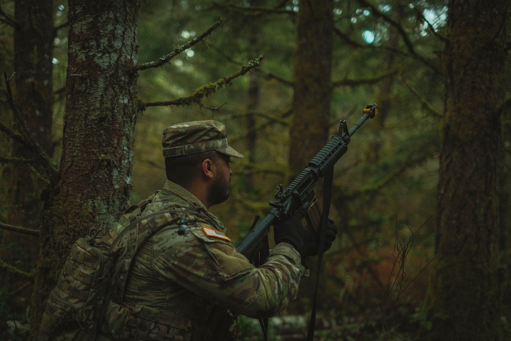Search and Destroy: Washington National Guard recon platoon trains against officer candidates