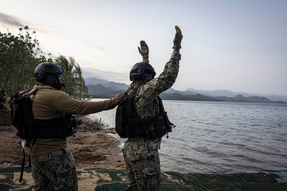 CJLOTS fill a SUBMAT and rehearse for offload in Preparation for Balikatan 23