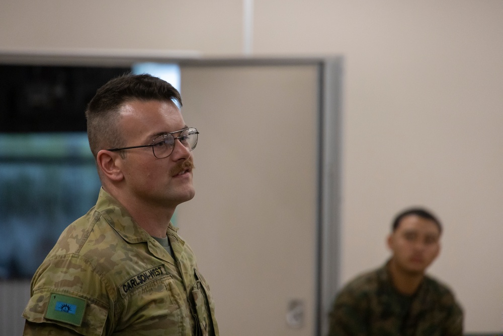 MRF-D Marines and Australian Army soldiers participate in Lance Corporal Seminar