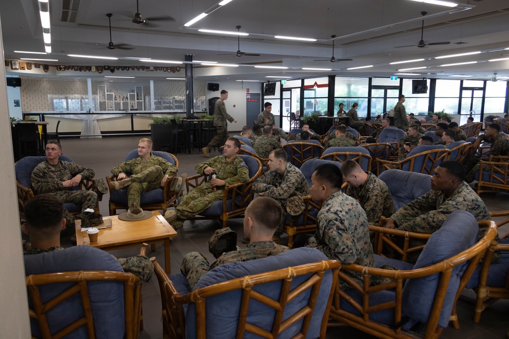 MRF-D Marines and Australian Army soldiers participate in Lance Corporal Seminar