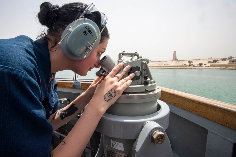 USS Paul Hamilton Suez Canal Transit