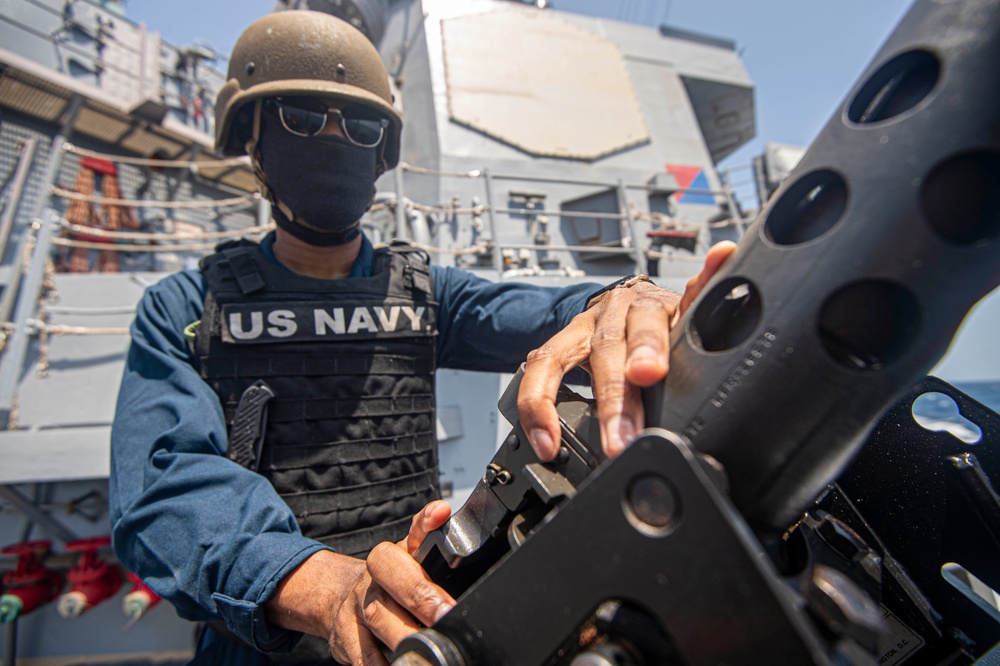 USS Paul Hamilton Bab al-Mandeb Transit