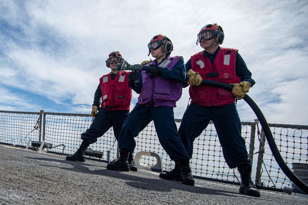 USS Paul Hamilton ACFF Drill