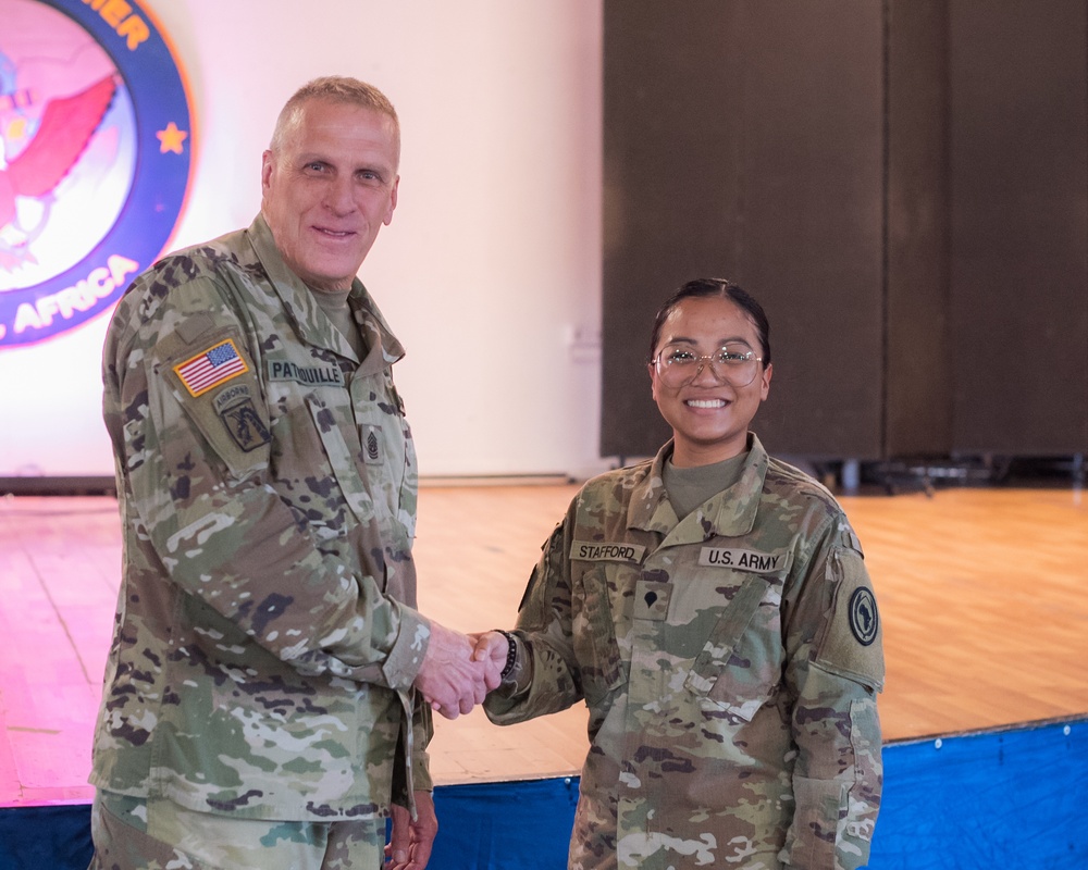 Wisconsin National Guard senior leadership team visits Iron Brigade in Djibouti