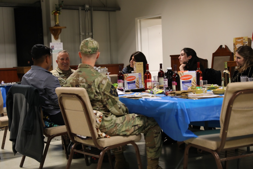 Passover Seder service conducted at MK Air Base