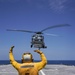 USS OAKLAND CONDUCTS FLIGHT OPERATIONS