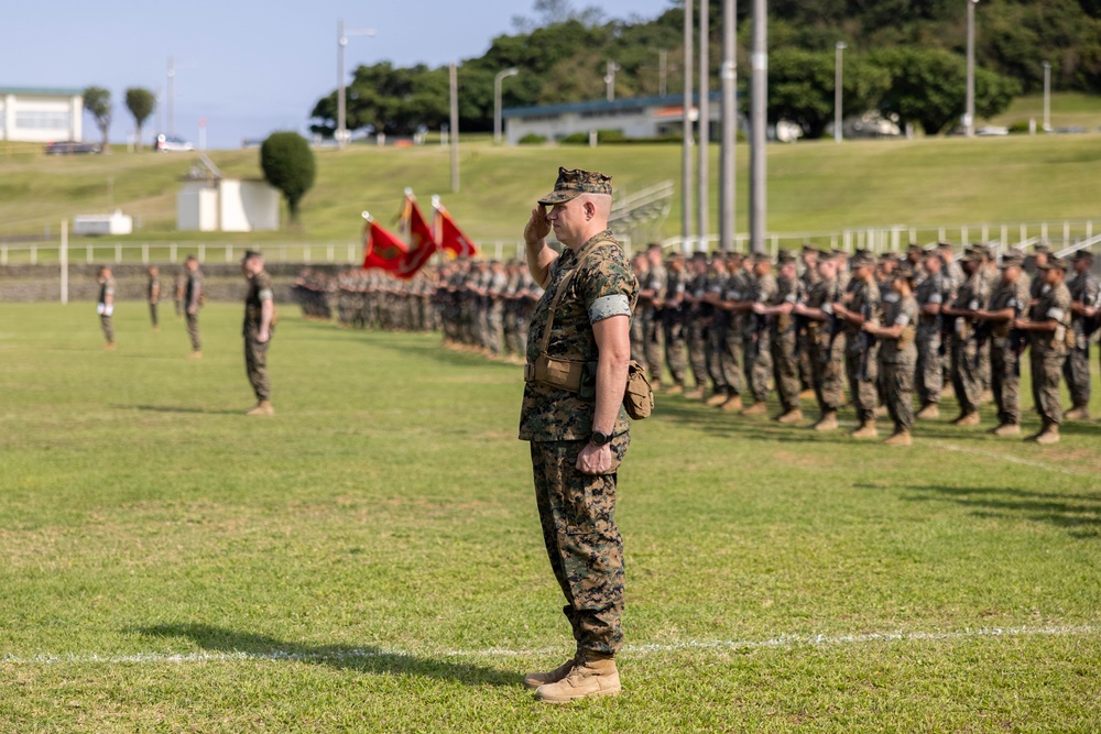 3d Marine Division: Combined Relief and Appointment and Change of Charge Ceremony