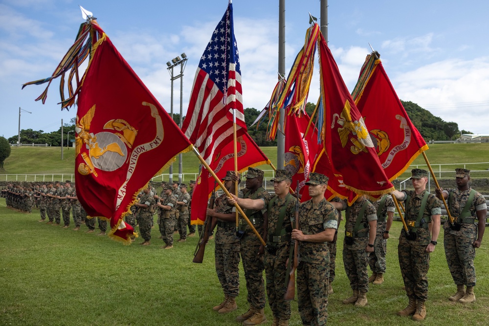 3d Marine Division: Combined Relief and Appointment and Change of Charge Ceremony