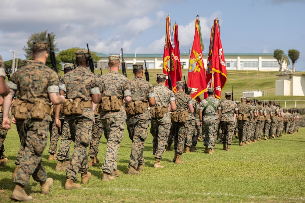 3d Marine Division: Combined Relief and Appointment and Change of Charge Ceremony