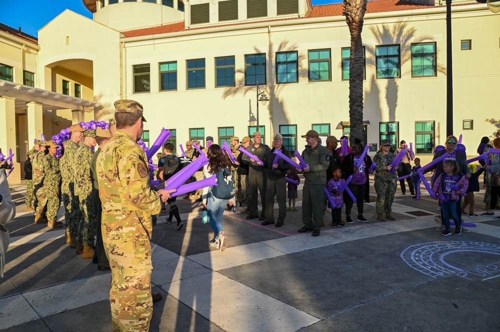 NAS Sigonella celebrates Purple Up Day